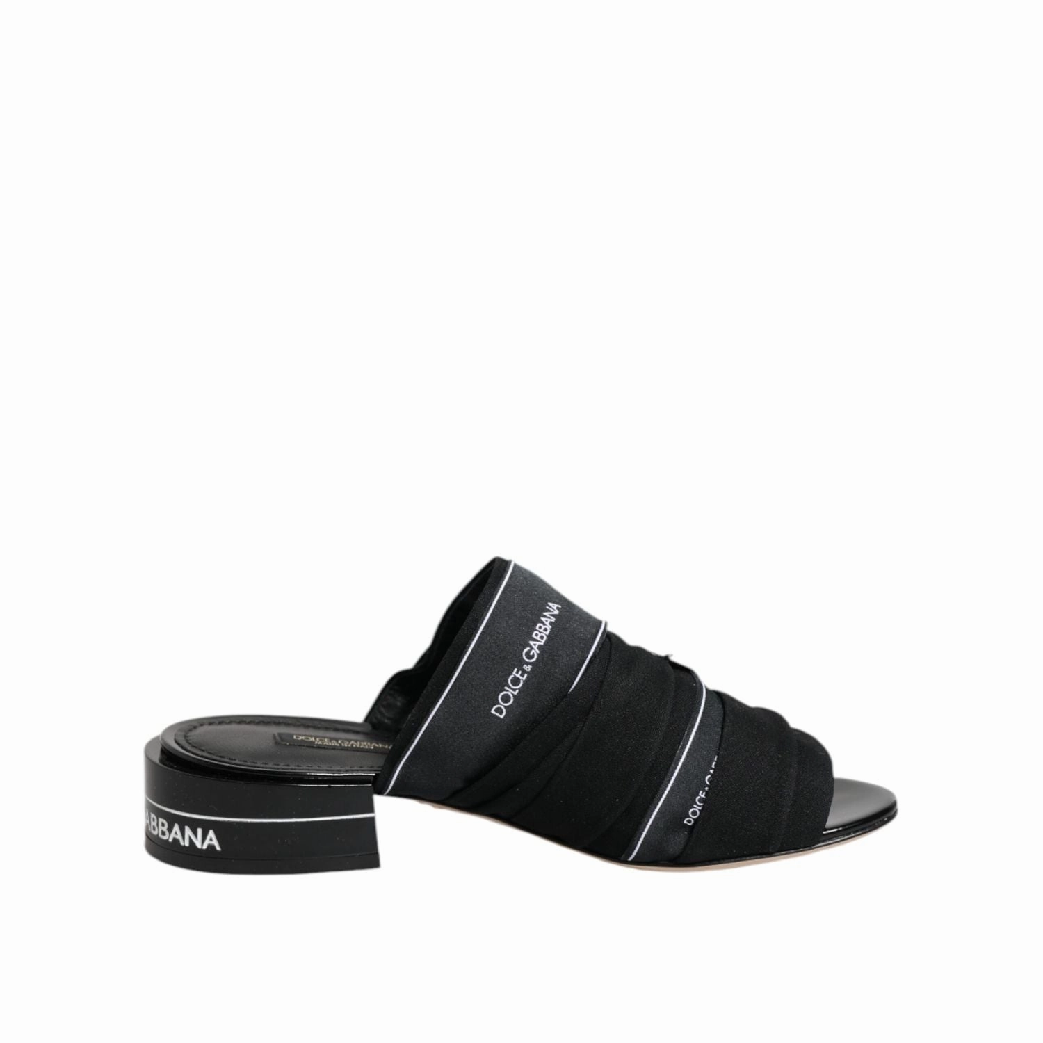 Control Shoes Feet Dolce & Gabbana Black Slides Slip On Sandals Shoes