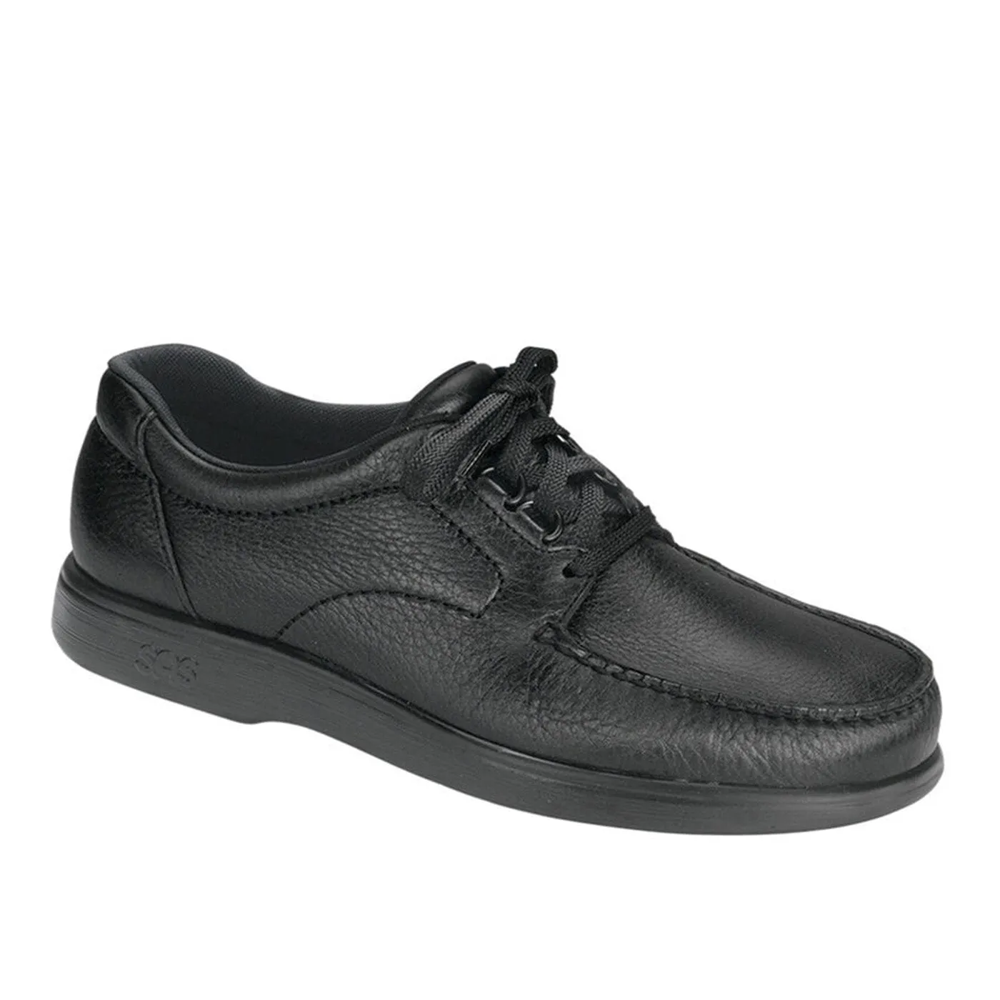 Men's Bout Time Lace Up Loafer Black Flat Shoes For Women