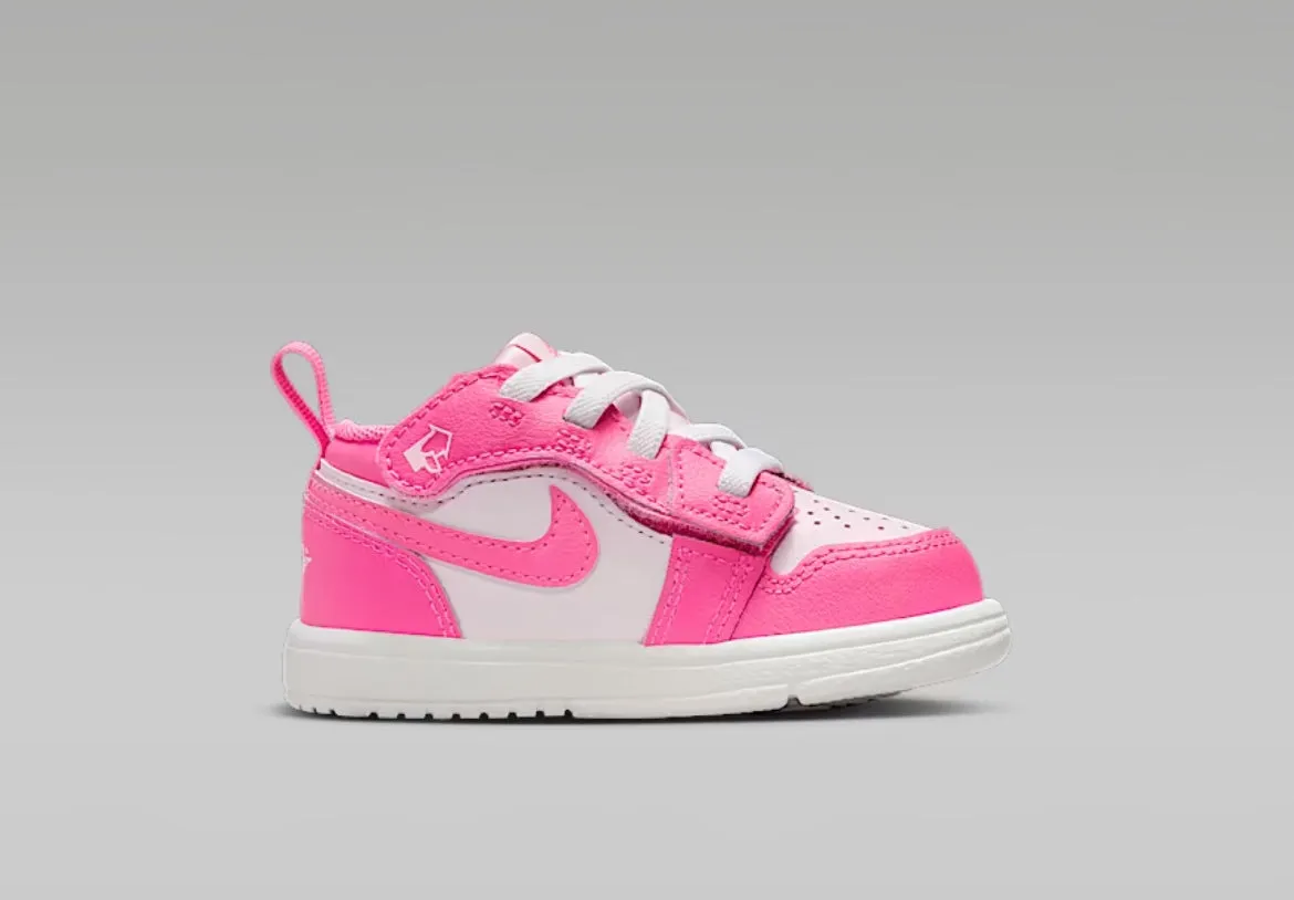 Pre-Order Neon Hot Pink Swarovski Air Jordan 1 Low Shoes