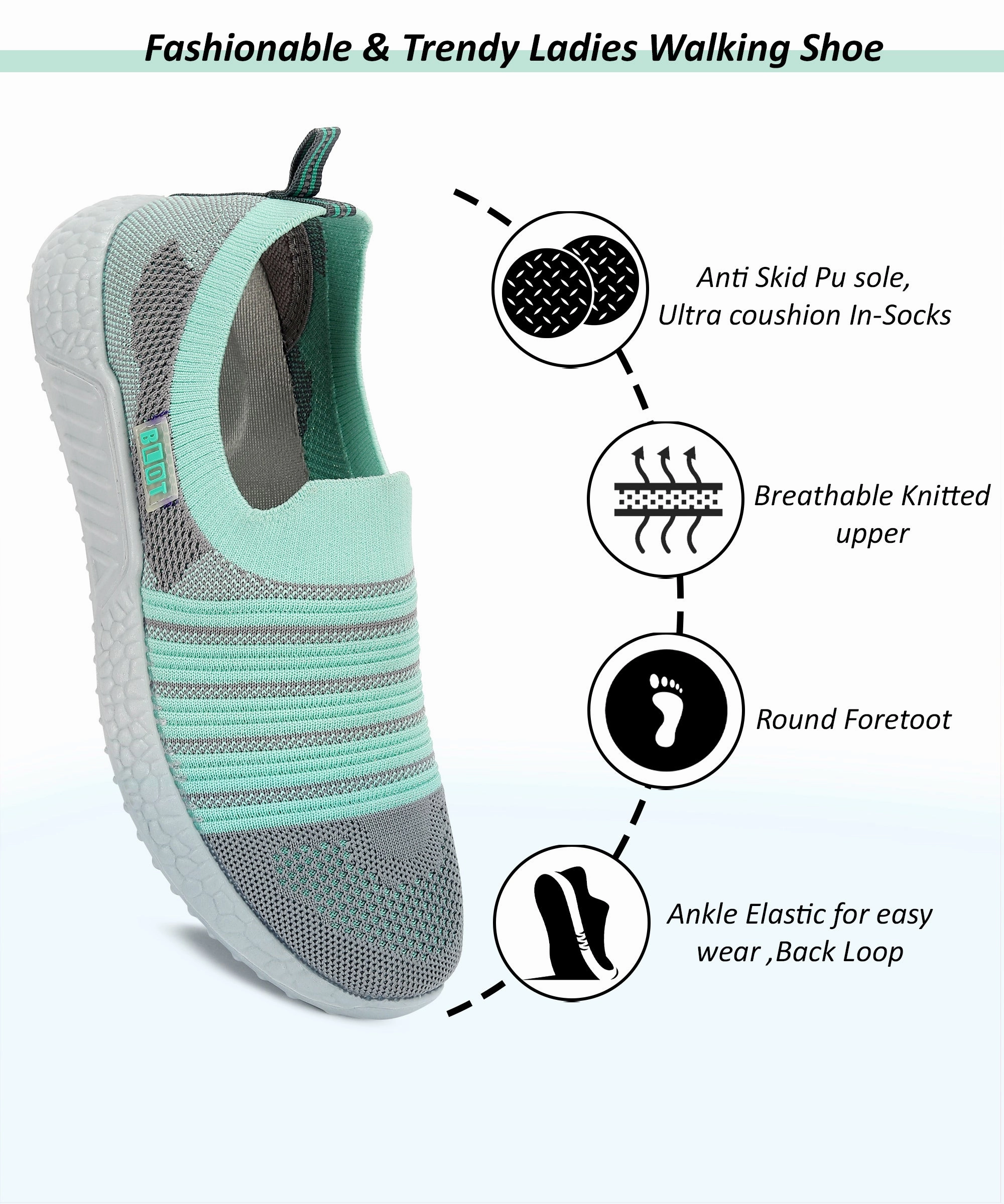 Examples Of Business Casual Shoes Paragon Blot PUK3503LS Women Casual Shoes | Sleek & Stylish | Latest Trend | Casual & Comfortable Grey