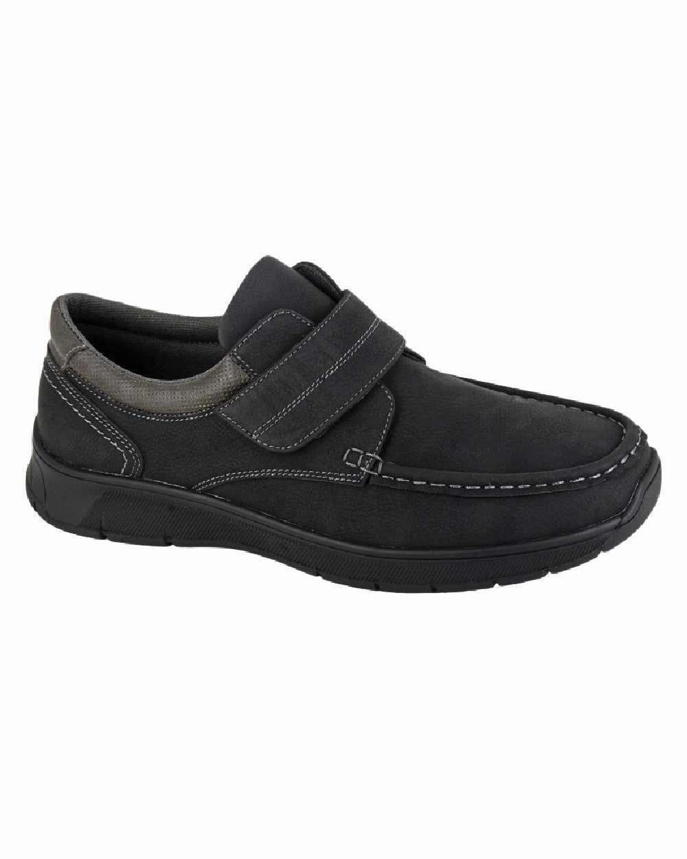 Scimitar Mens Grain Touch Fastening Casual Shoes All Season Casual Shoes