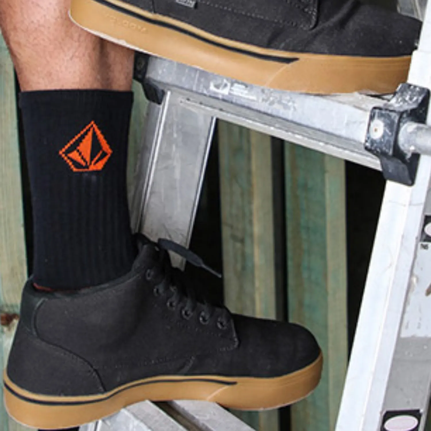 Vulc Hi Skate Shoes Volcom Men's True Wedge Metguard Comp Toe Work Shoe