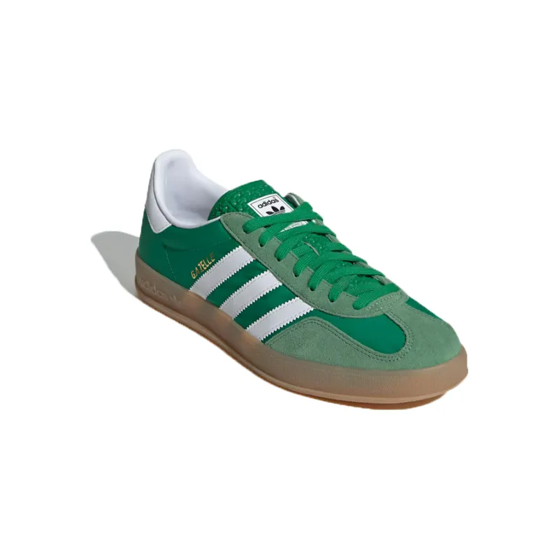 adidas - Gazelle Indoor - Green/Cloud White - Unisex [IE6605] Adidas Shoe Bottoms