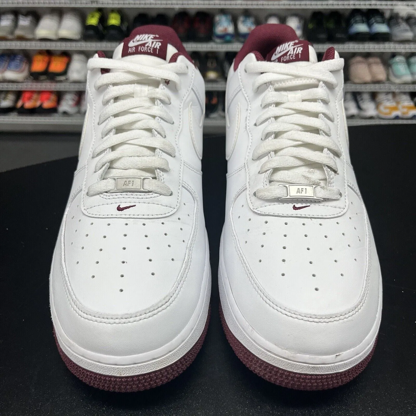 Nike Air Force 1 Low White Dark Beetroot DH7561-106 Men's Size 14 Asics Tennis Shoes Ff3