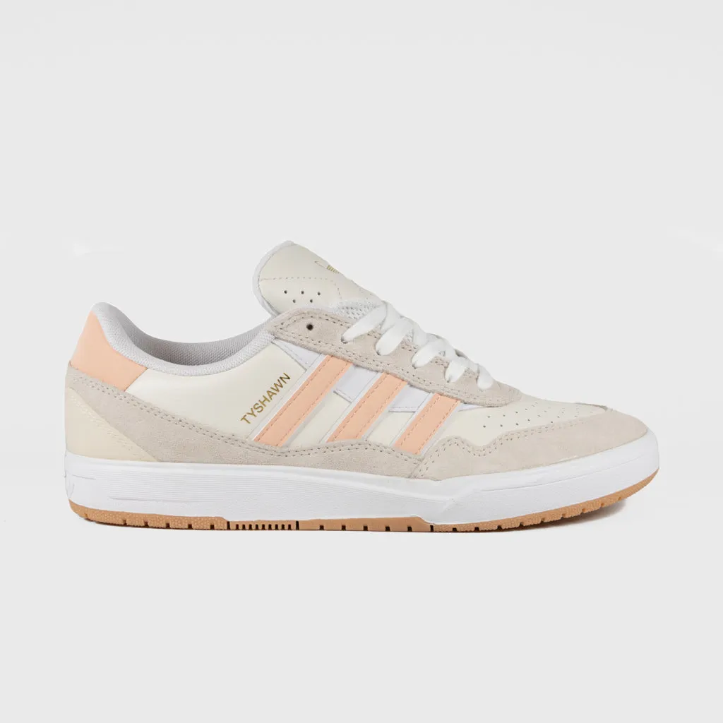 High Top Adidas Boxing Shoes Adidas Skateboarding - Tyshawn II Shoes - Wonder White / Powder Coral / Off White
