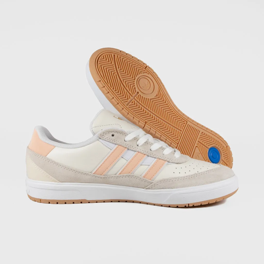 Adidas Golf Shoe Spikes Adidas Skateboarding - Tyshawn II Shoes - Wonder White / Powder Coral / Off White