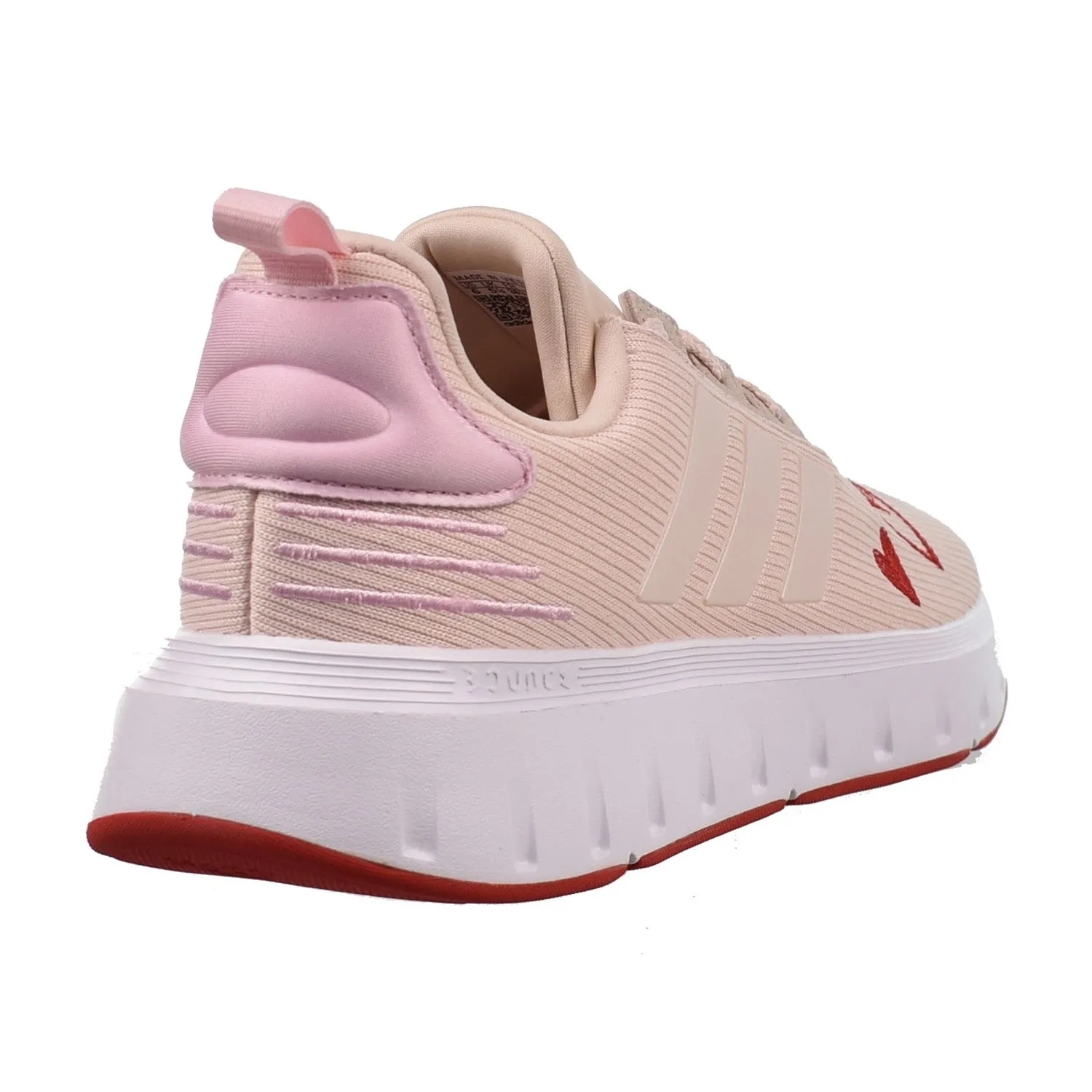 Adidas Swift Run 23 Hearts J Big Kids' Shoes Pink-Red Run Swift Running Shoes