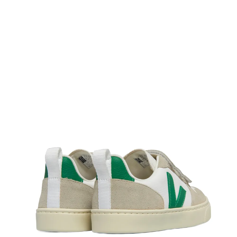 V-10 SMALL GREEN Red And White Sneakers