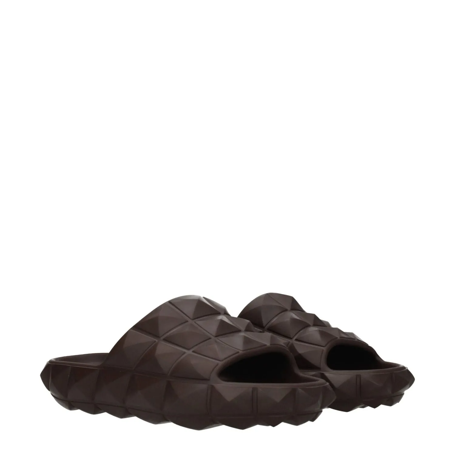Valentino Garavani Brown Cotton Slippers Sandals Aruba All Inclusive