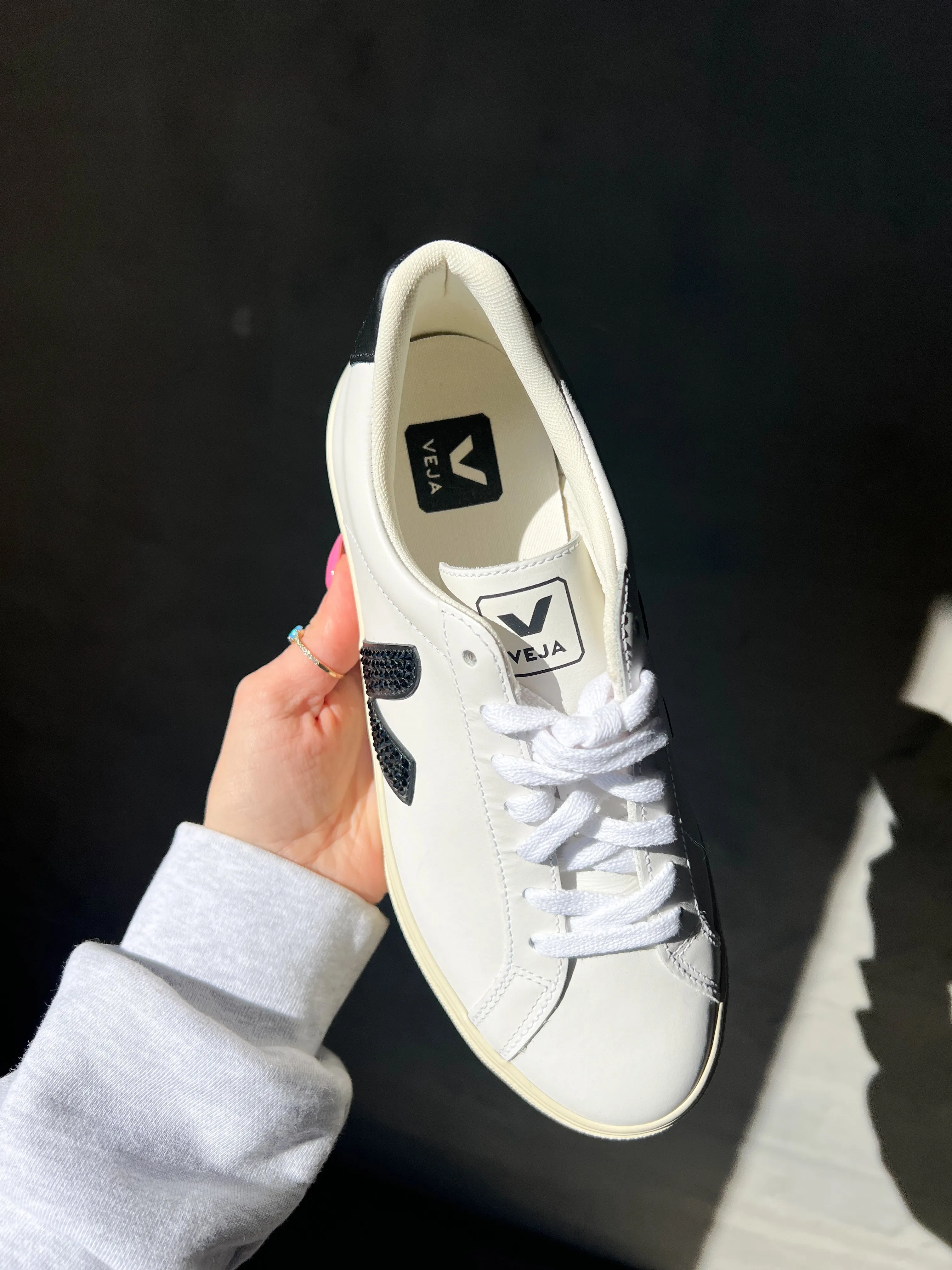 Veja Campo Swarovski Womens Sneakers Adidas Shoes With Polka Dots