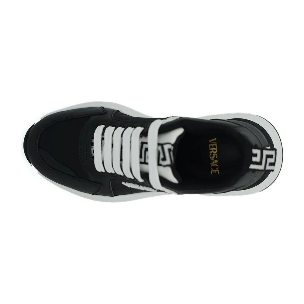 Versace Elegant Monochrome Leather Sneakers Taos Leather Sneakers