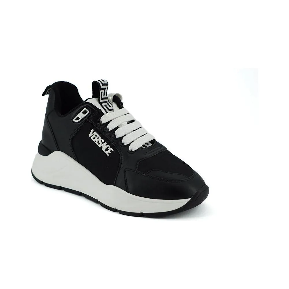 Bills Sneakers Versace Elegant Monochrome Leather Sneakers