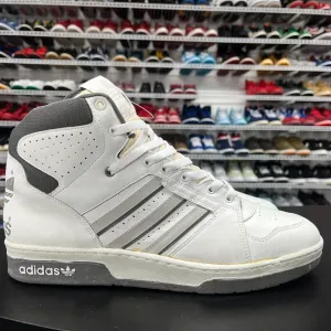 Vintage 90s Adidas Instinct High White Charcoal RARE Deadstock Men's Size 12 Adidas Shoes Design