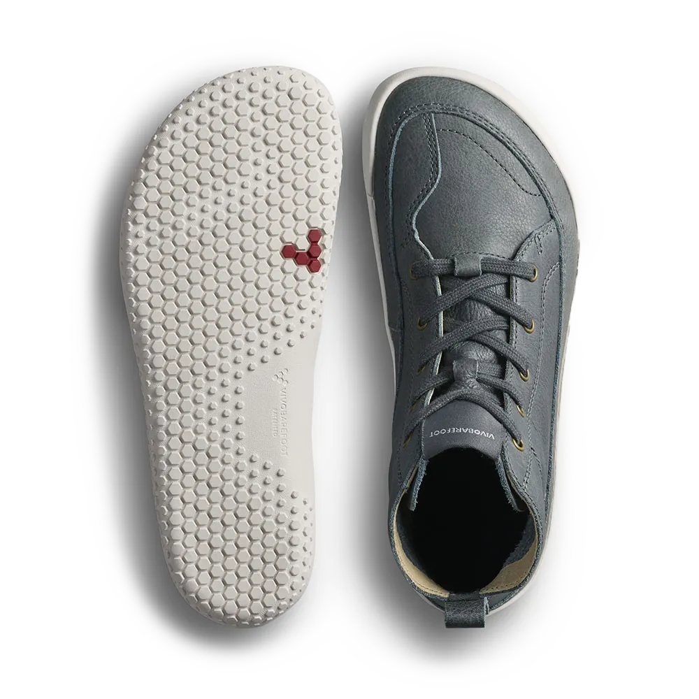 Vivobarefoot Gobi Boot Juniors Dark Shadow Custom Made Hiking Shoes