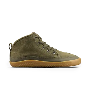 Hiking Shoes Vegan Vivobarefoot Gobi Utility Juniors Dark Olive