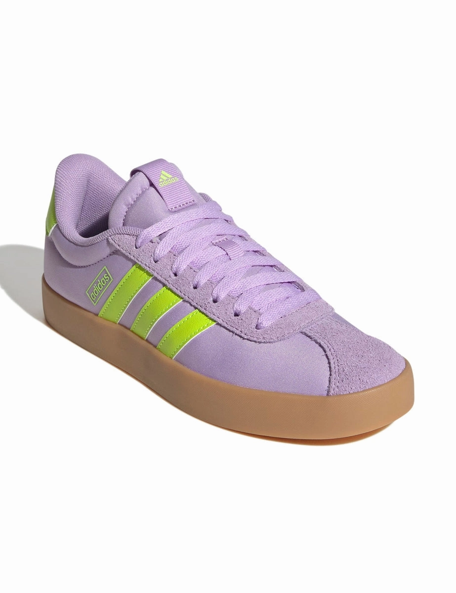 Adidas Croc Shoes VL Court 3.0 Shoes - Powder Plum/Solar Slime/Lucid Lemon