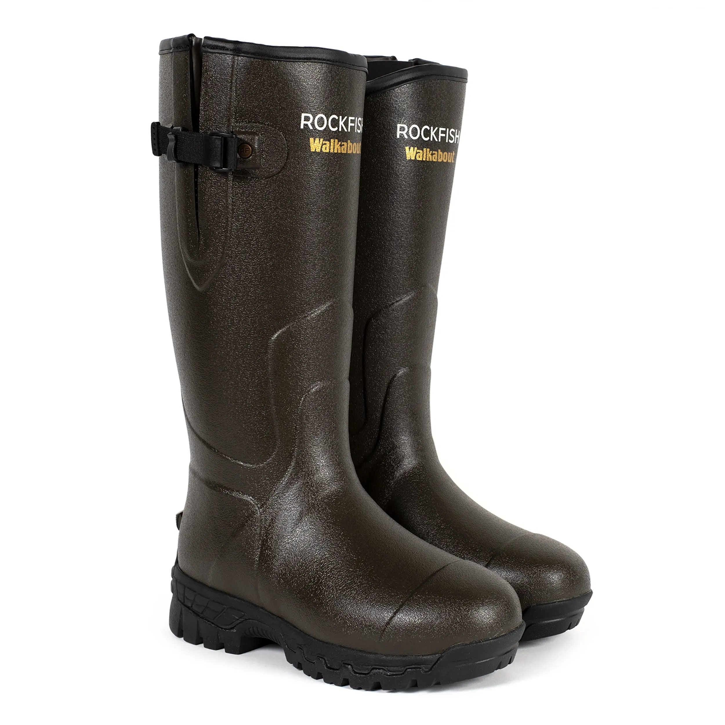 Walkabout Tall Side Adjustable 5mm Neoprene Insulated Wellington Boots B STOCK Wellingtons Boots
