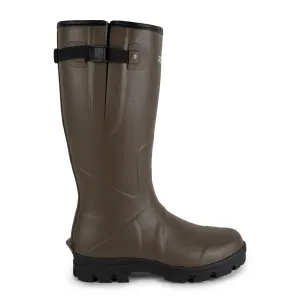 Mid Calf Dress Boots With Heel Walkabout Tall Side Adjustable 5mm Neoprene Insulated Wellington Boots
