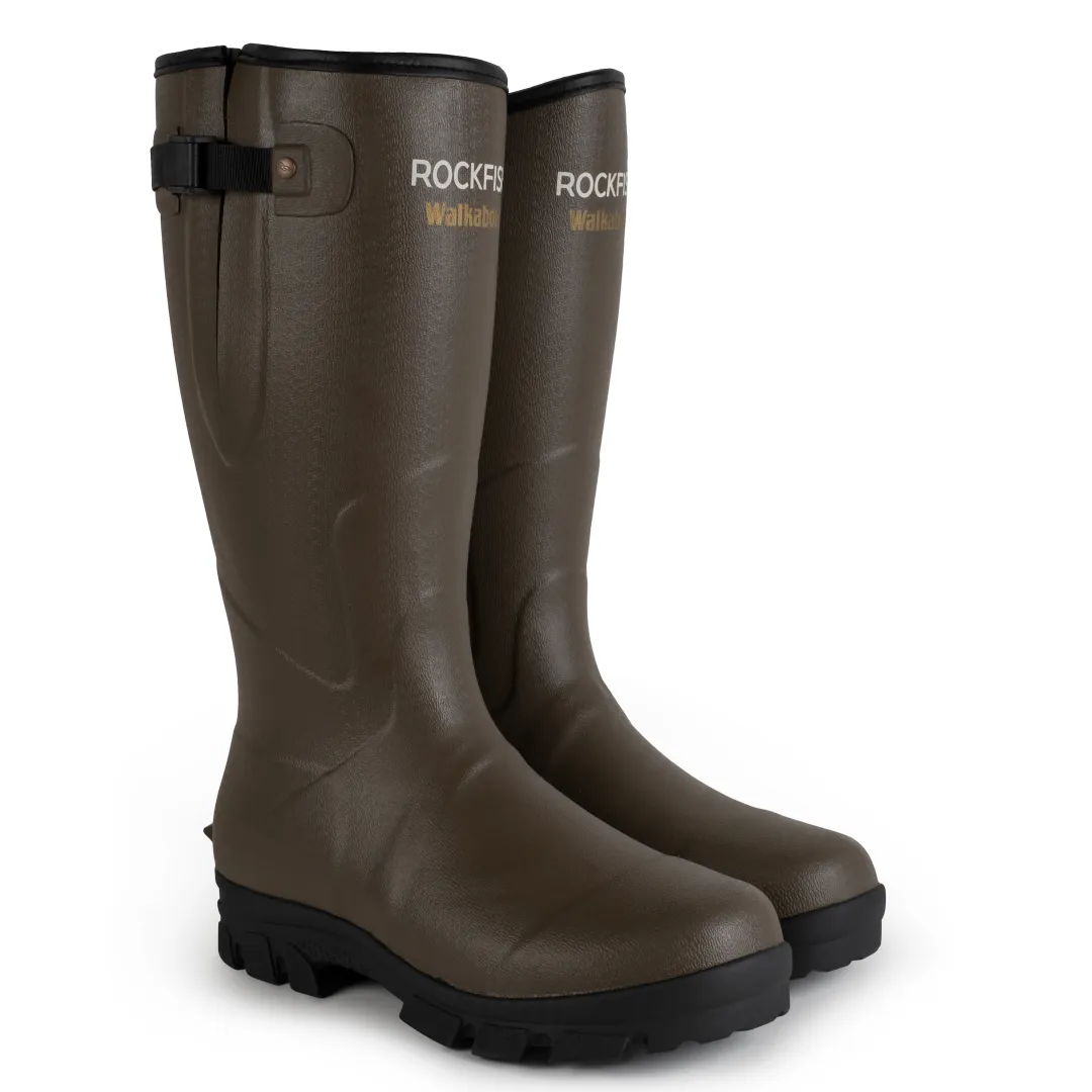 Slip-on Waterproof Boots Walkabout Tall Side Adjustable 5mm Neoprene Insulated Wellington Boots