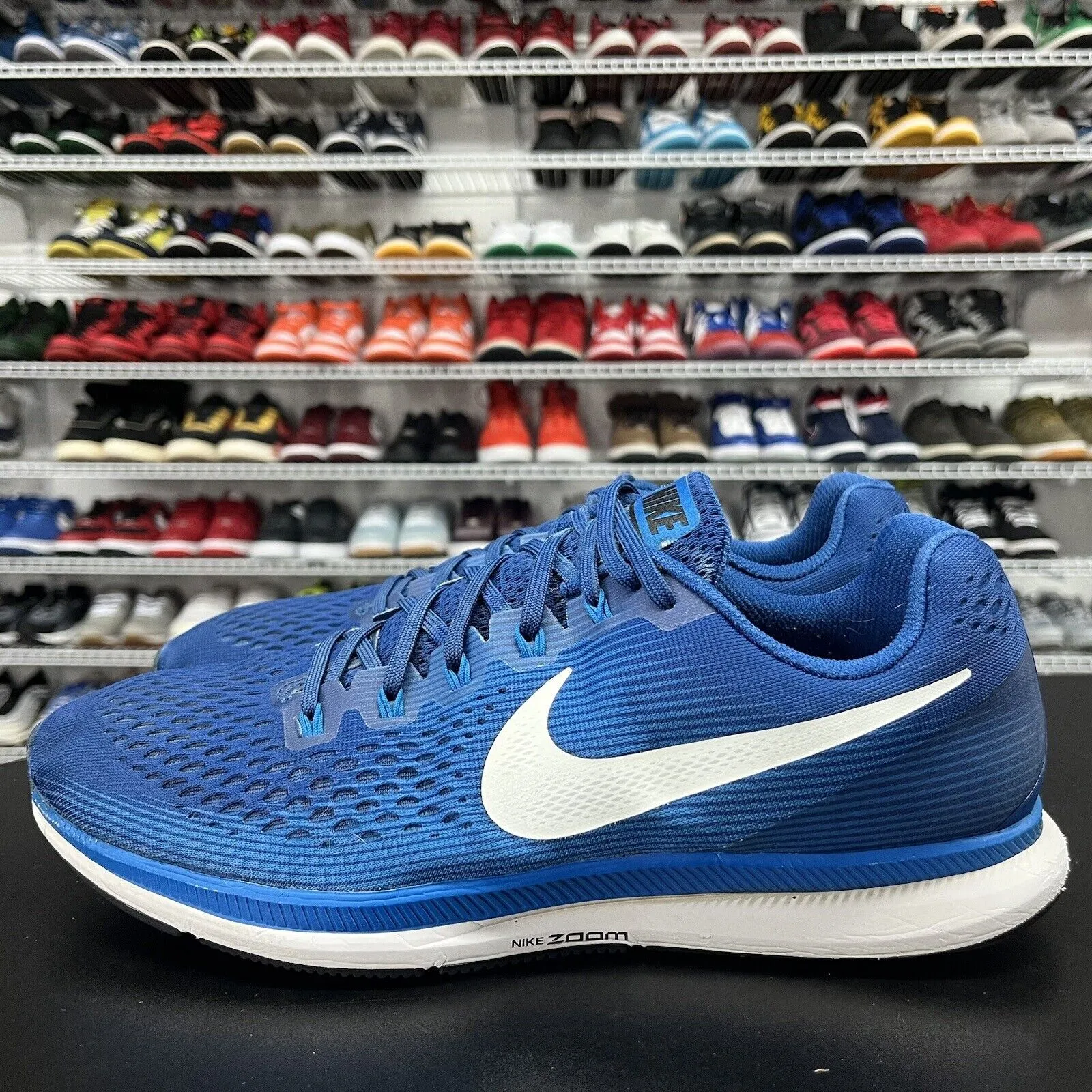 Nike Air Zoom Pegasus 34 'Gym Blue/Nebula' Mesh Shoes  880555-410 Men's Size 12.5 Asics Best Cushion Shoe