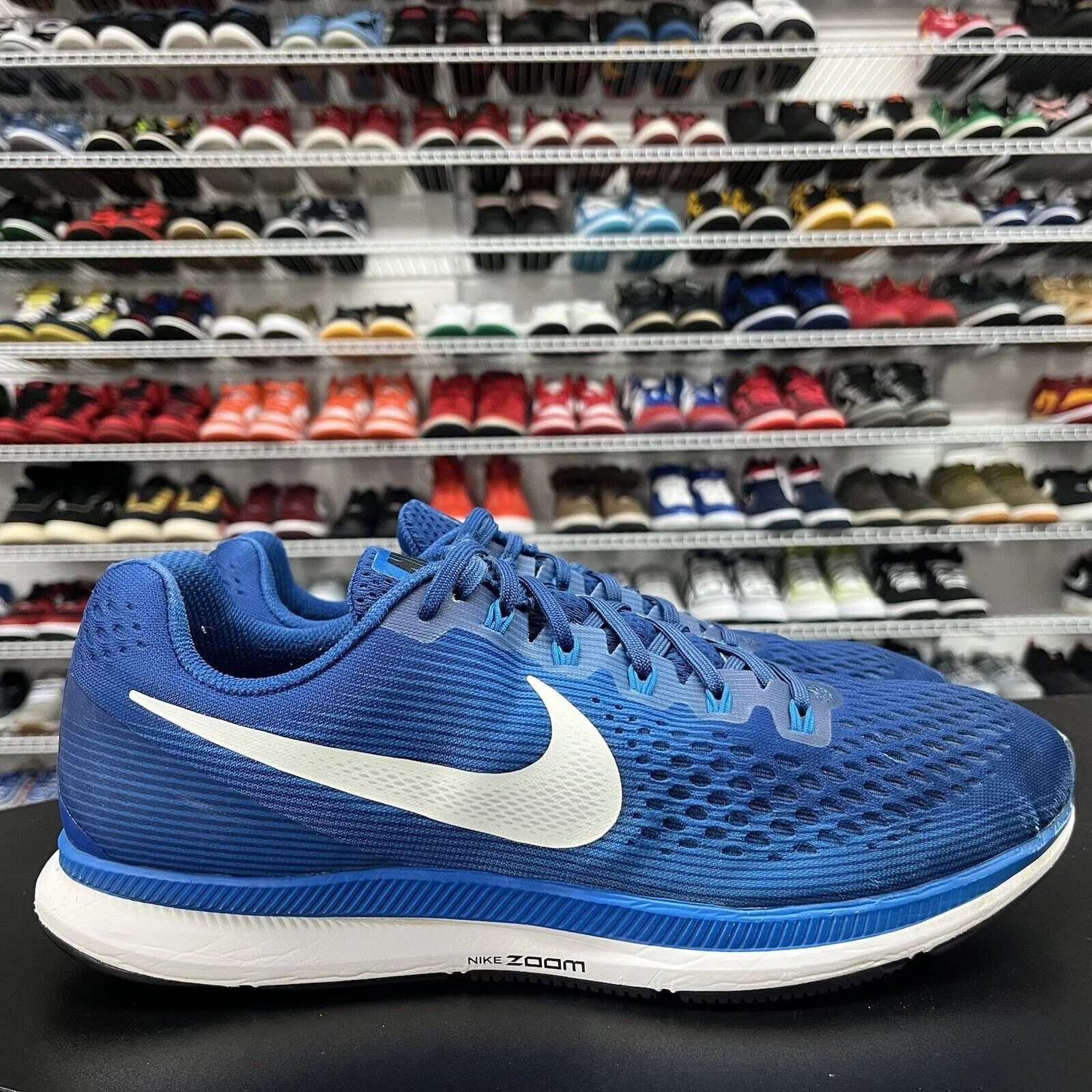 Nike Air Zoom Pegasus 34 'Gym Blue/Nebula' Mesh Shoes  880555-410 Men's Size 12.5 Asics Gel Challenger 14 Tennis Shoes