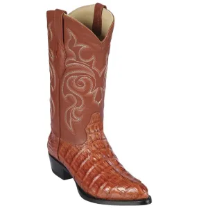 Women's Snow Boots Los Altos Boots - Mens Dress Cowboy Boot - Low Priced Cognac Caiman Tail Western Boots- in Cognac
