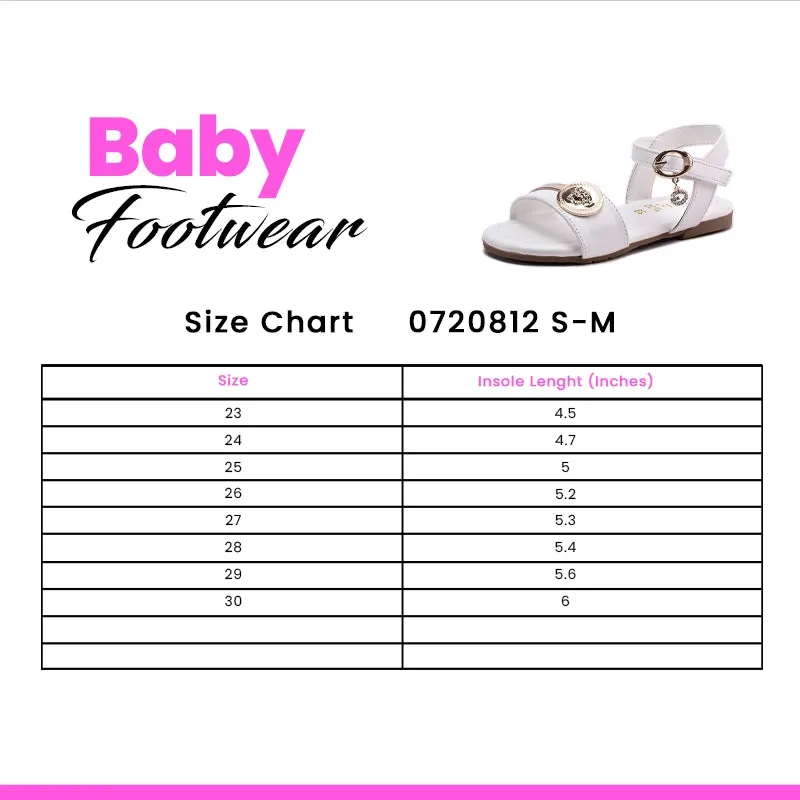 White Casual Sandal 0720812 Flat Sole Soccer Shoes