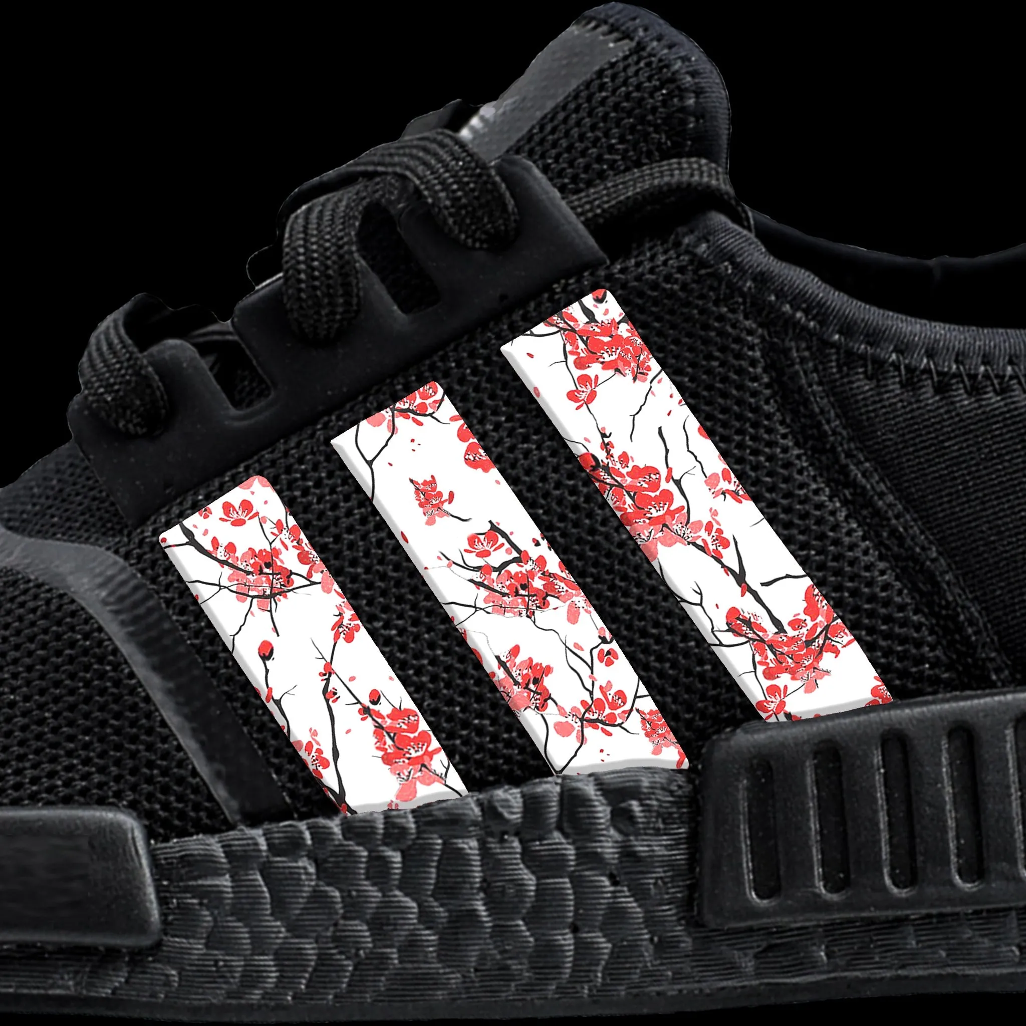 Adidas Adipower Lifting Shoes White Cherry Blossom Stripes for NMD