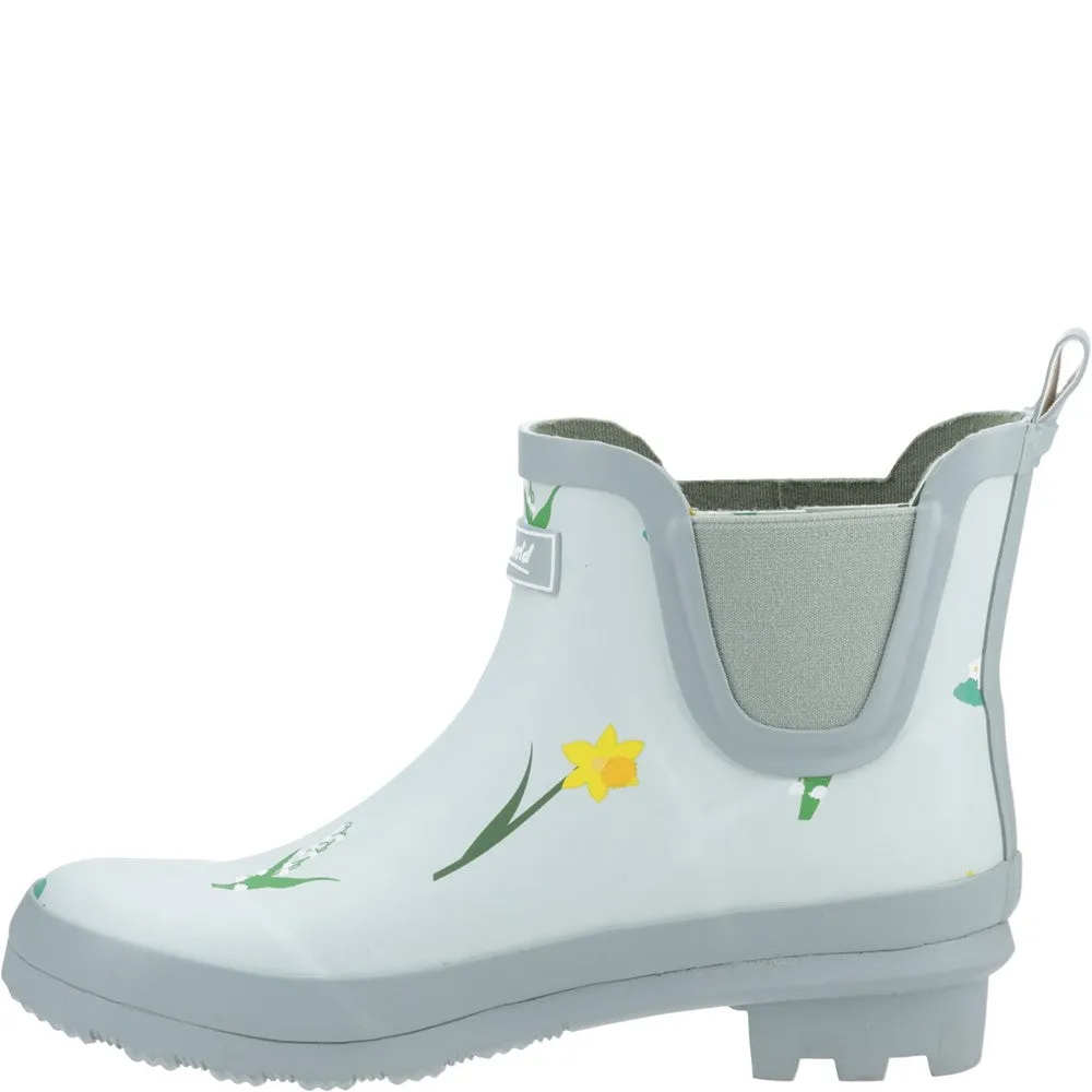 Wildflower Ankle Wellingtons Mint Waterproof Skid Resistant Shoes
