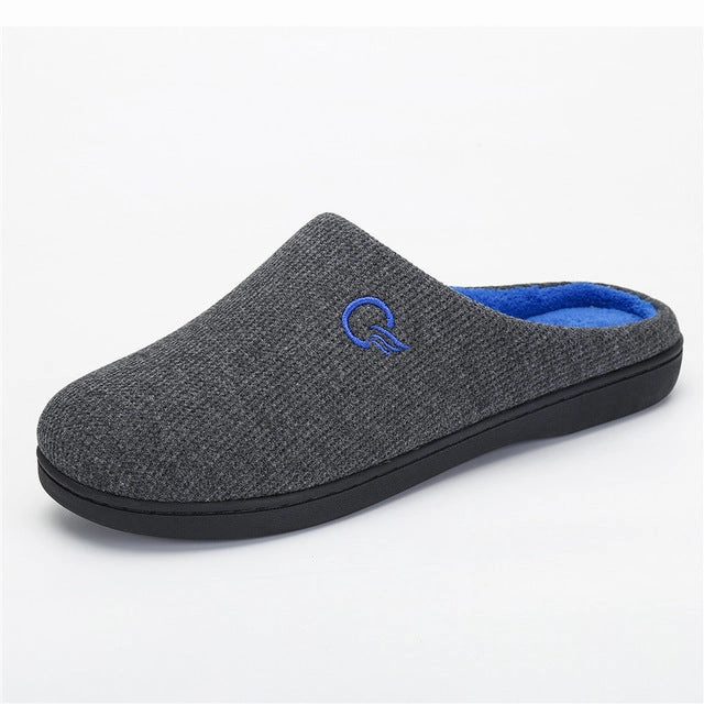 Winter Slippers For Women Grey Flats Shoes