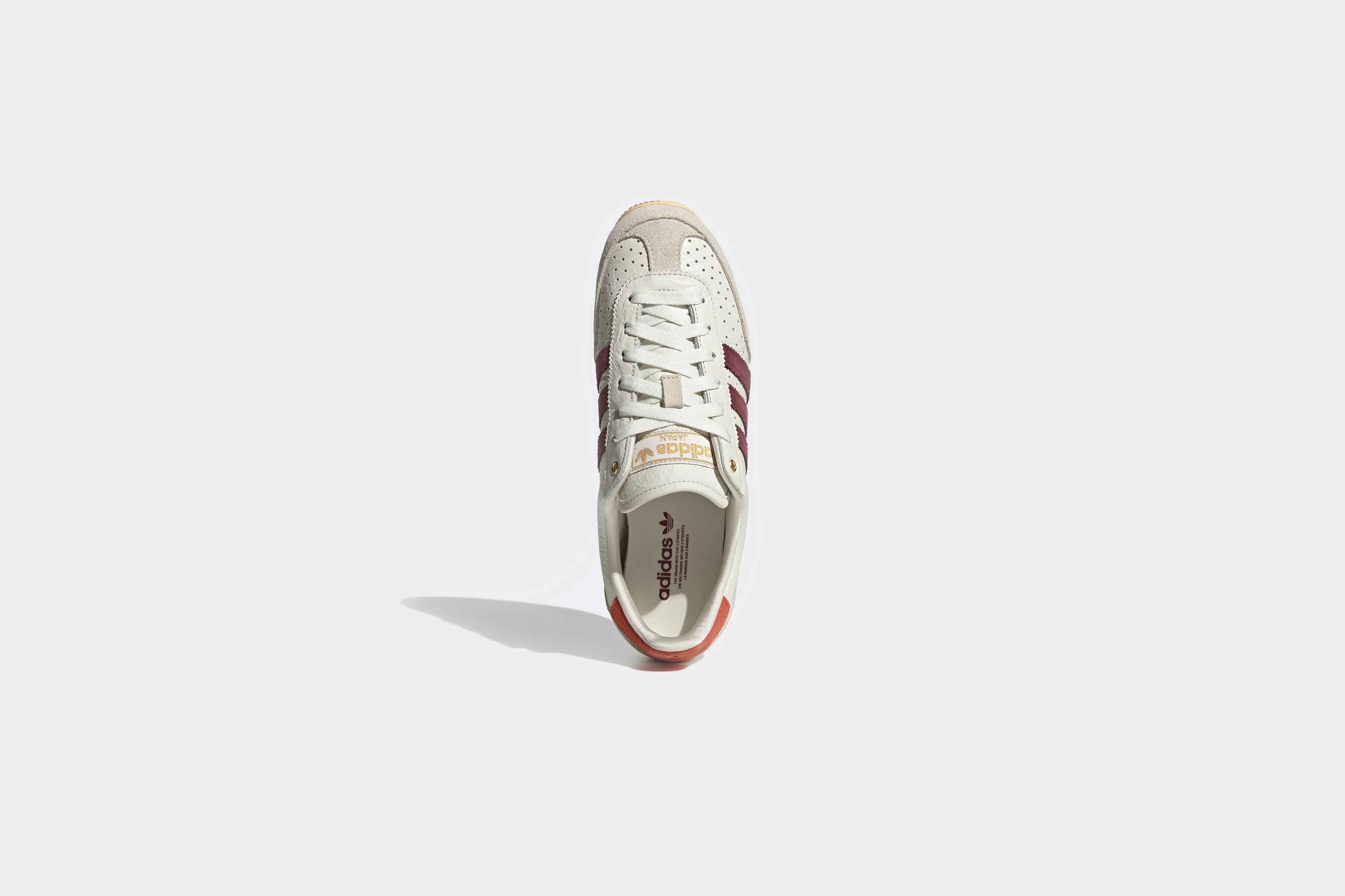 WMNS Adidas Japan (White/Red/Orange) Cricket Shoes Adidas