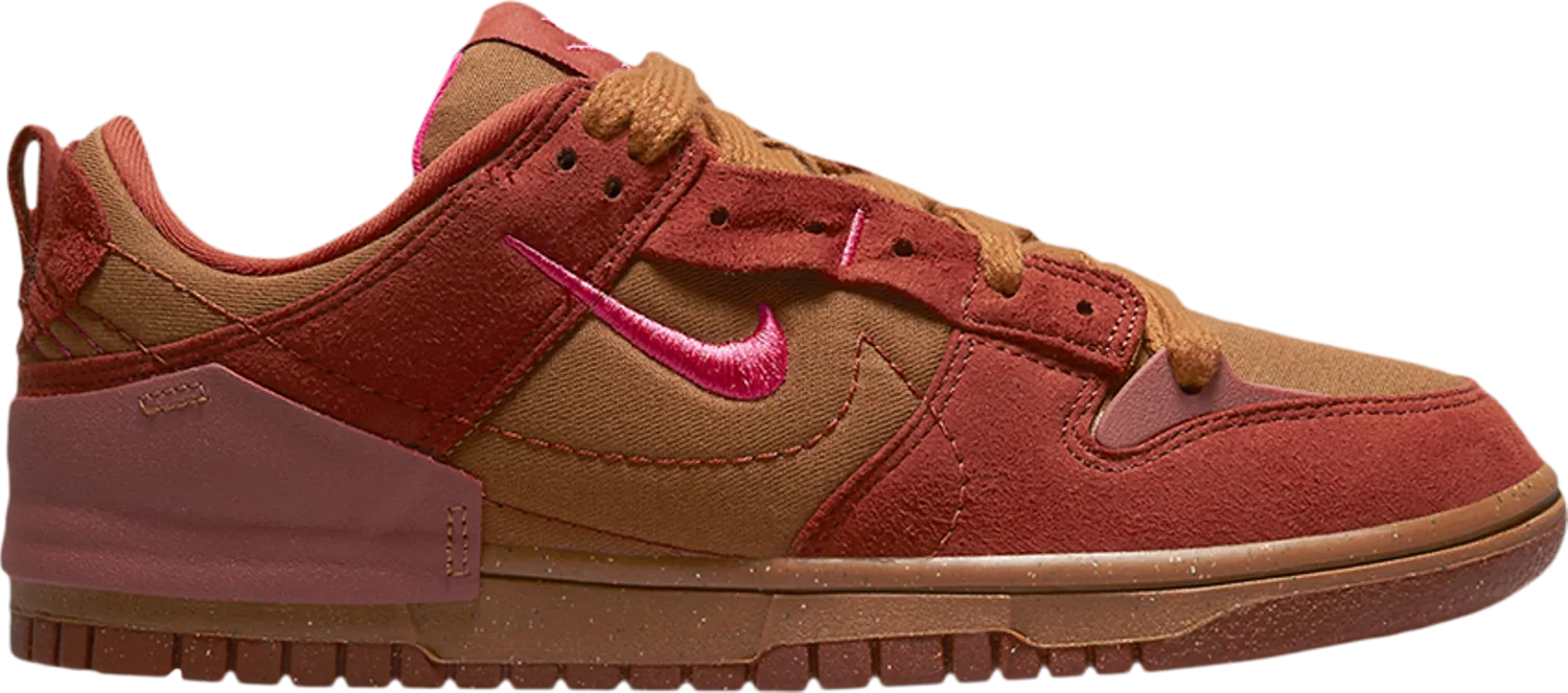 Wmns Dunk Low Disrupt 2 'Desert Bronze' Asics Walking Shoes Wide