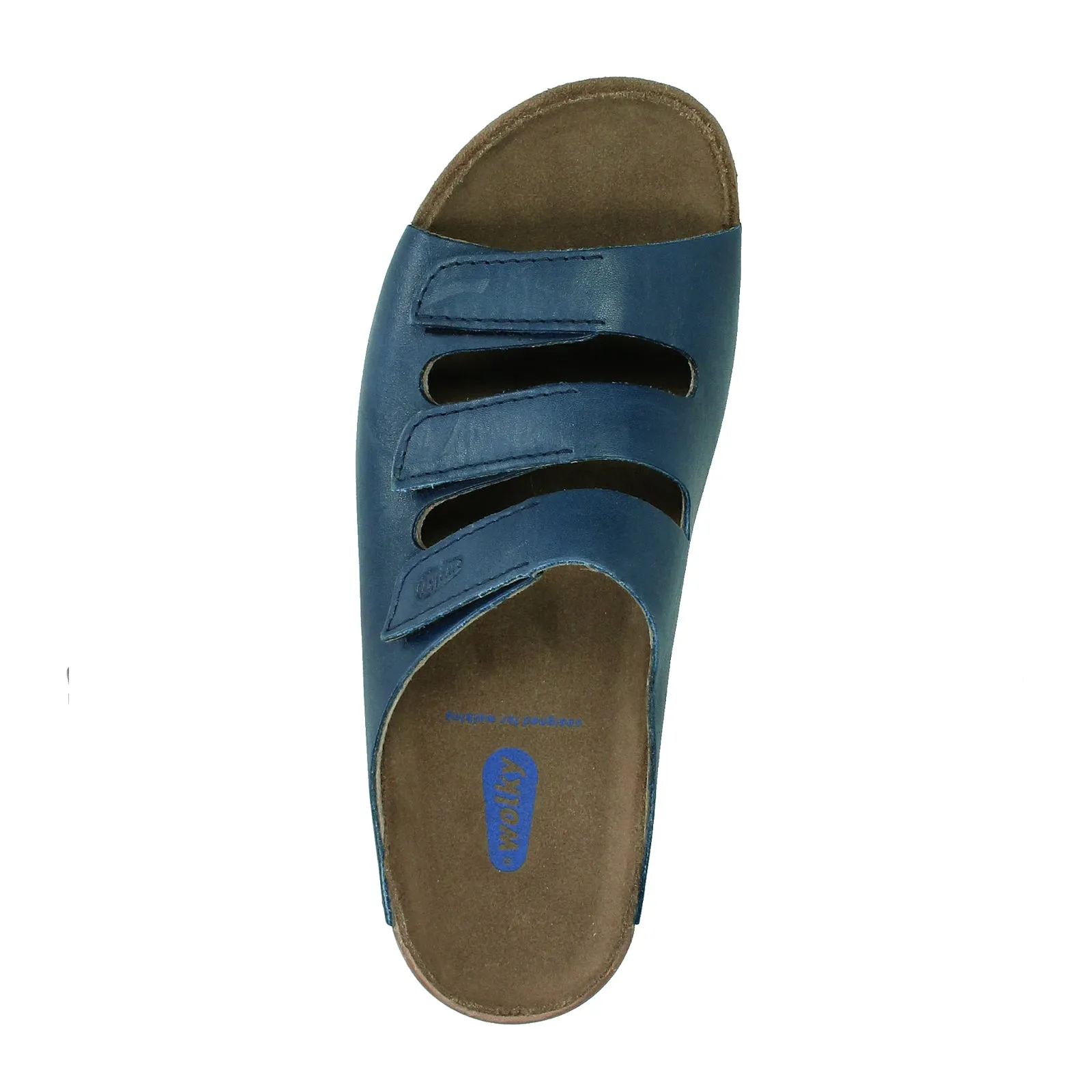 Wolky Nomad Slide Sandal (Women) - Blue Best Running Shoes For Fartlek