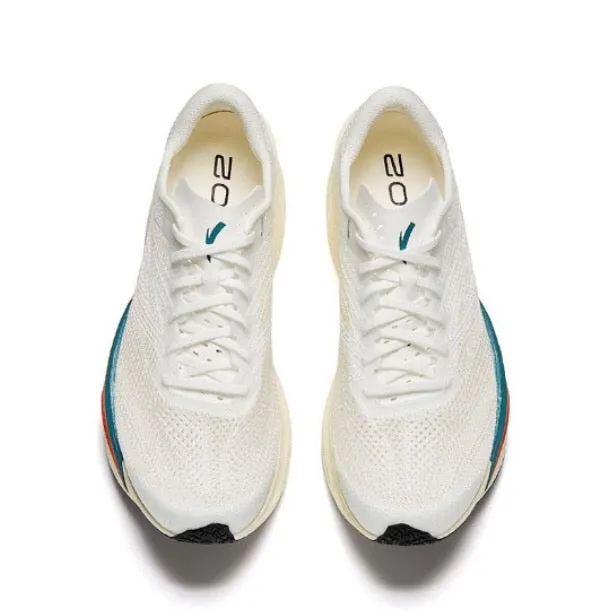 Women & MenAnta C202 6.0 Marathon Racing Shoes - White/Orange/Blue Waterproof Running Shoe