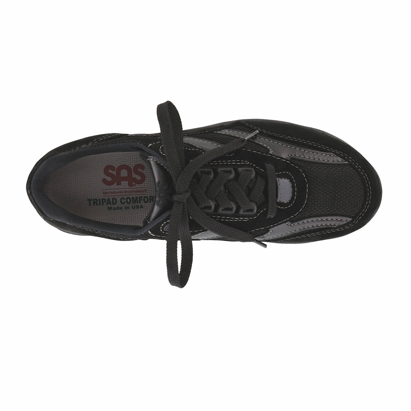 Women's Tour Mesh Lace Up Sneaker Black