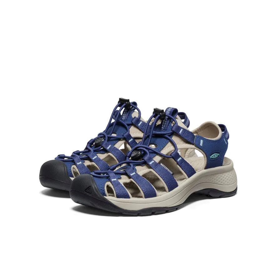 Trail Running Shoes Drop Women's Astoria West Sandal  |  Naval Academy/Reef Waters