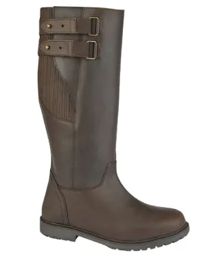 Woodland Mens Blake Waxy Leather Country Boots Straight Leg Jeans With Boots