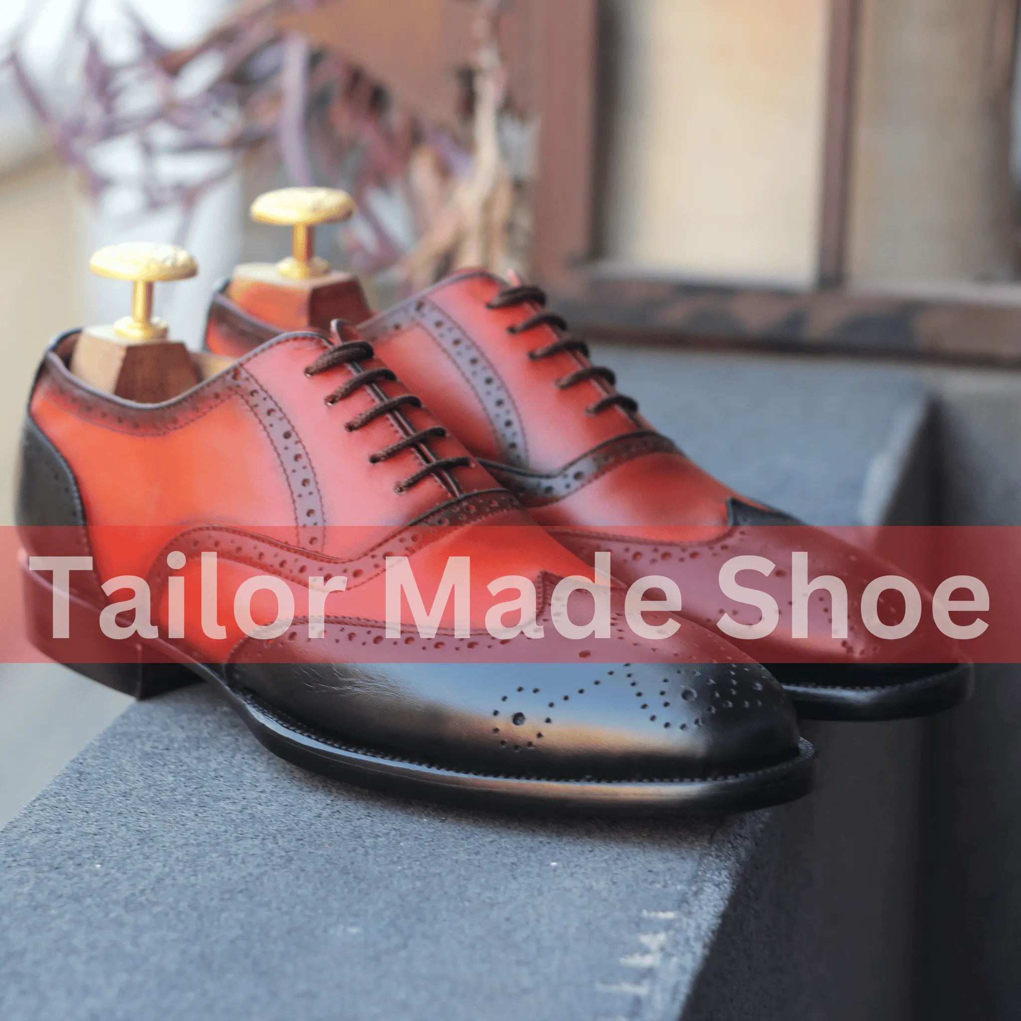 Military Jungle Boots Mens Classic Two-Tone Oxford Leather Shoes  Handmade Luxury Design Elegant Wingtip Leather Oxfords  Perfect Formal Dress Shoes