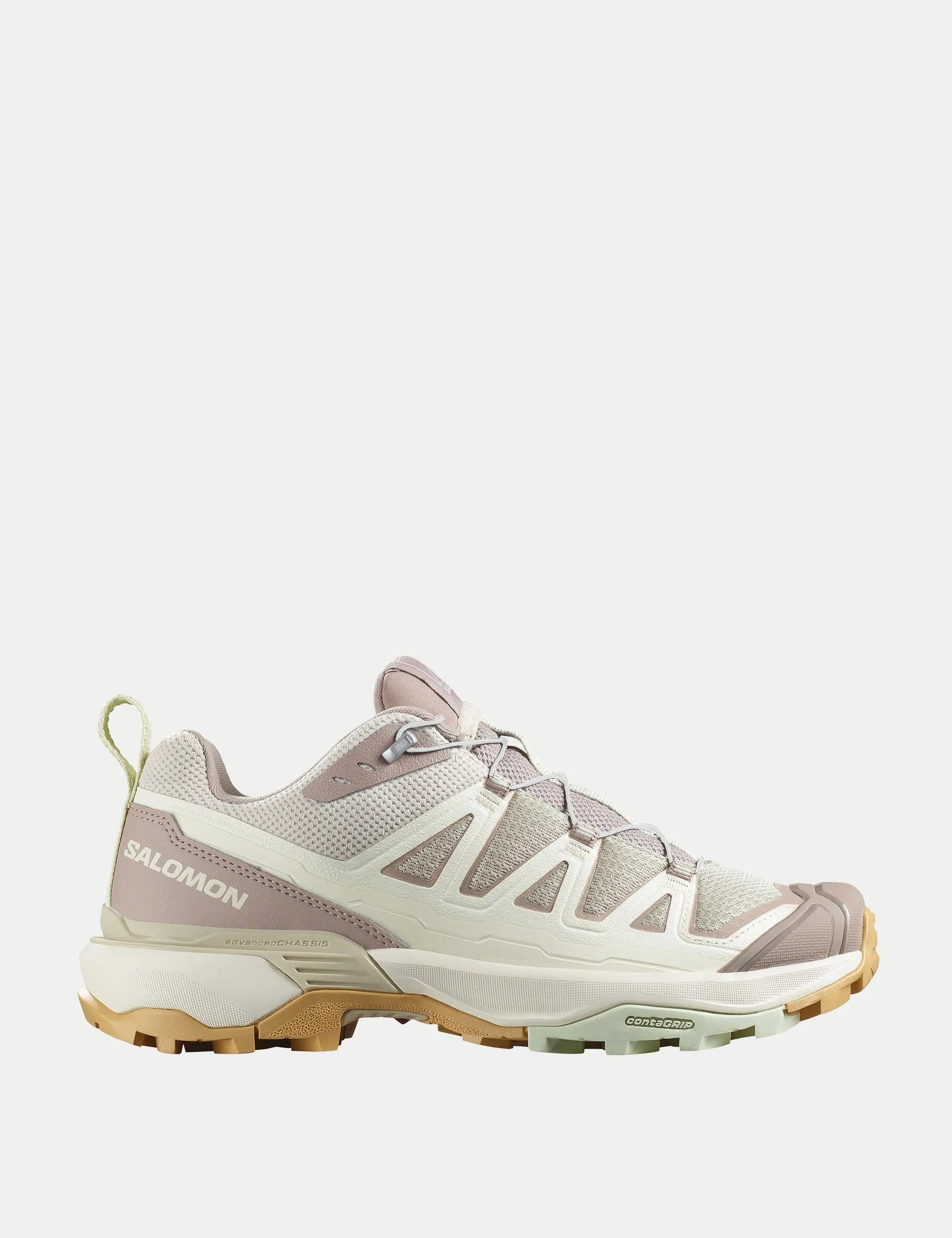 X Ultra 360 Edge - Rainy Day/Vanilla Ice/Canary Green K Way Hiking Shoes