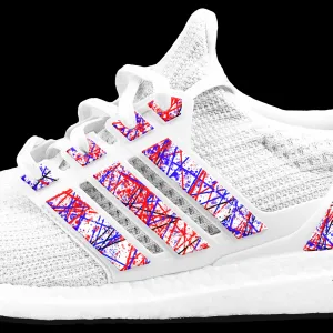 Paint Splatter Stripes for Ultra Boost Adidas Clip In Bike Shoes